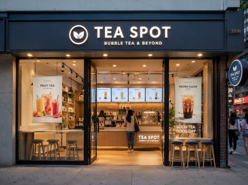 连锁奶茶店
